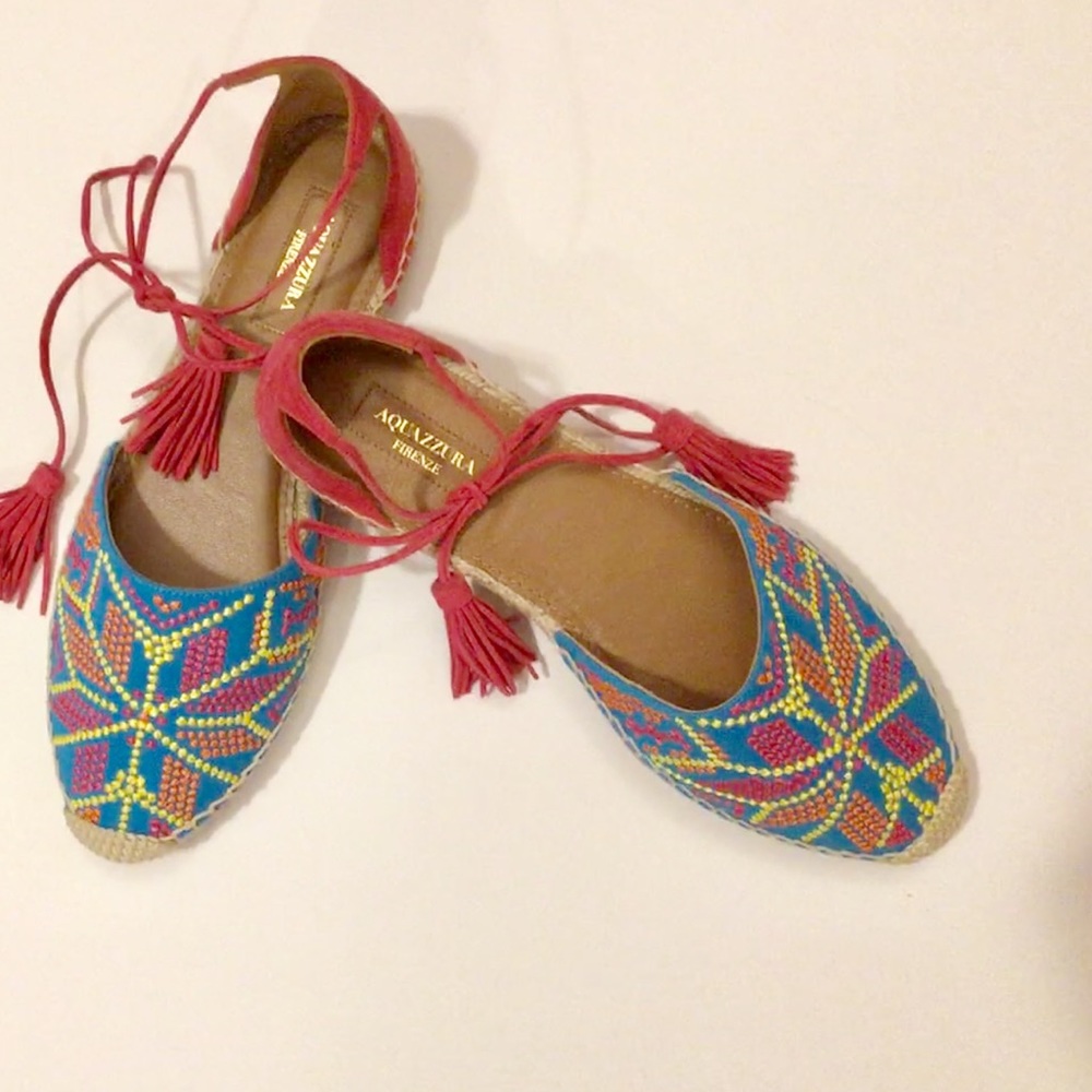 Aquazzura Palm Springs Tassel Espadrilles. - Picture 5 of 8